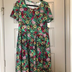 Floral LuLaRoe Amelia Dress